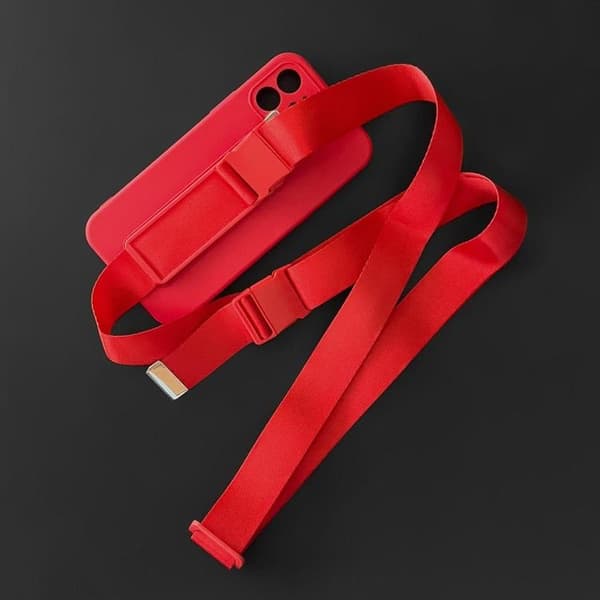 Xiaomi Redmi 10 4G (2021/2022) Skal Rope Silicone Lanyard - Grå
