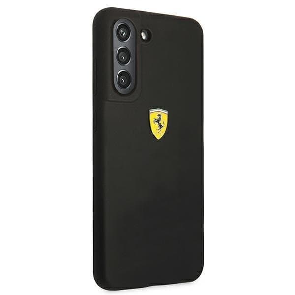 Ferrari Galaxy S21 FE Skal Silicone - Svart
