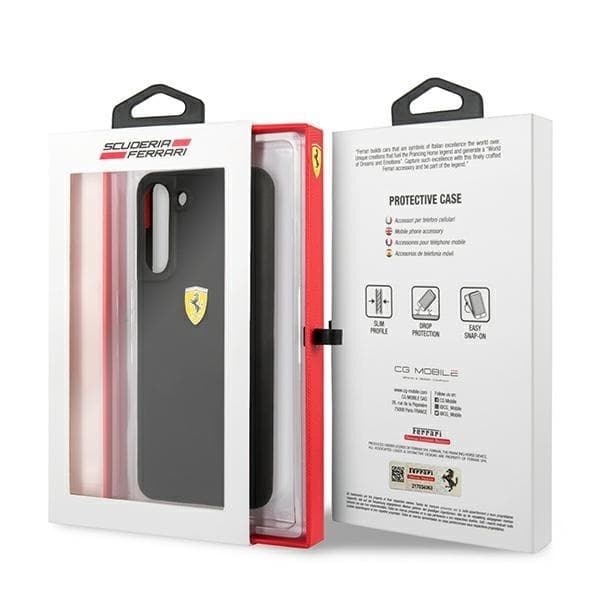 Ferrari Galaxy S21 FE Skal Silicone - Svart
