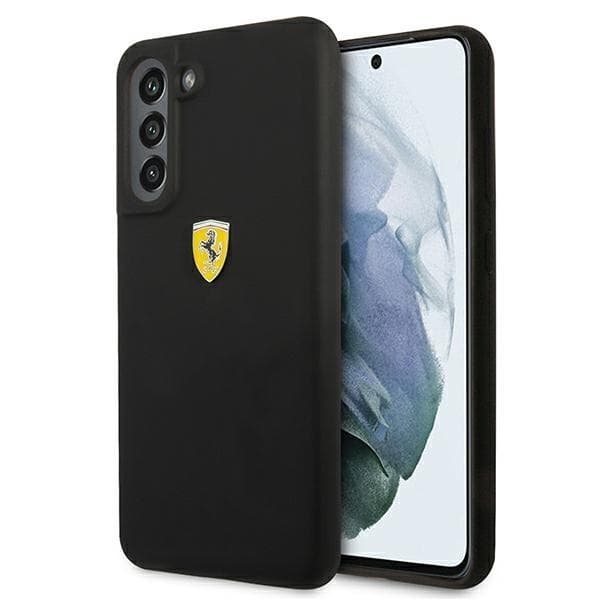 Ferrari Galaxy S21 FE Skal Silicone - Svart