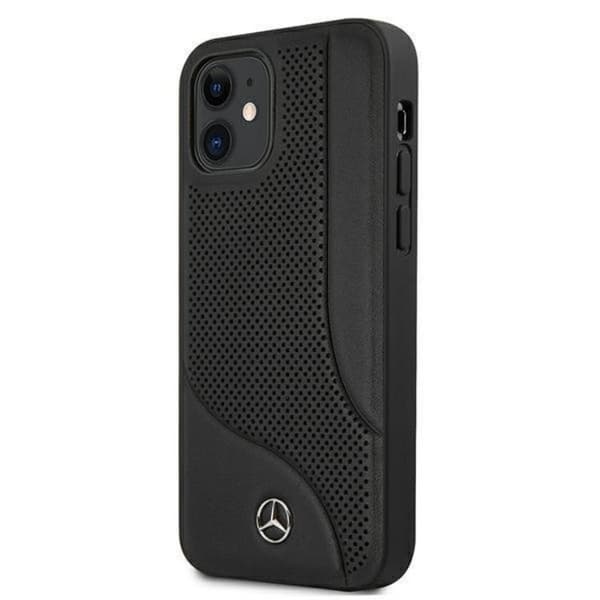 Mercedes iPhone 12 Mini Skal Läder - Svart