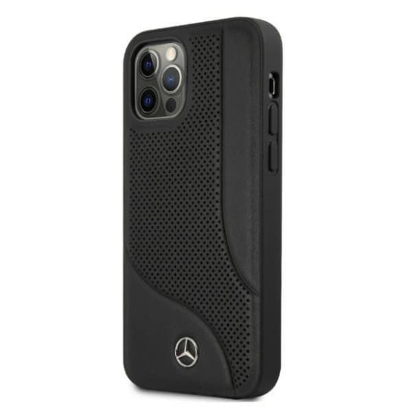 Mercedes iPhone 12 Pro Max Skal Läder - Svart