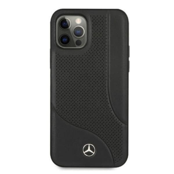 Mercedes iPhone 12 Pro Max Skal Läder - Svart