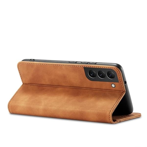 Galaxy S22 Plus Plånboksfodral Magnet Fancy - Brun