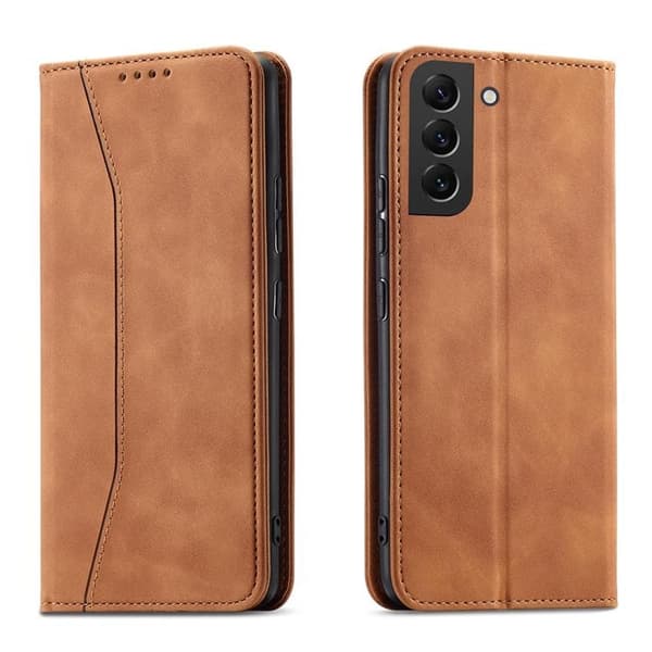 Galaxy S22 Plus Plånboksfodral Magnet Fancy - Brun