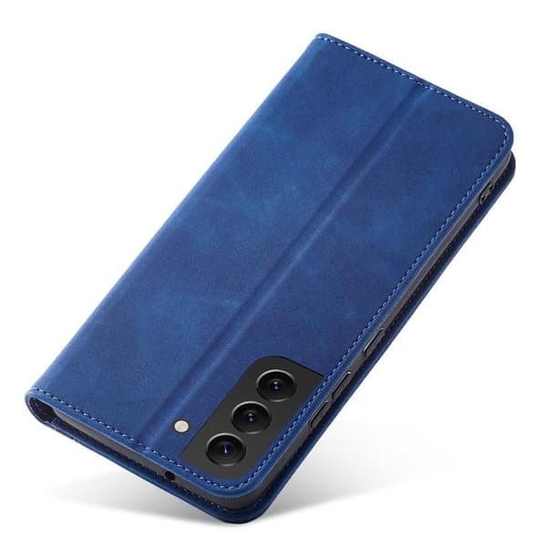 Galaxy S22 Plus Plånboksfodral Magnet Fancy - Blå