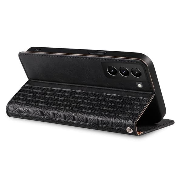 Galaxy S22 Plus Plånboksfodral Magnet Strap - Svart