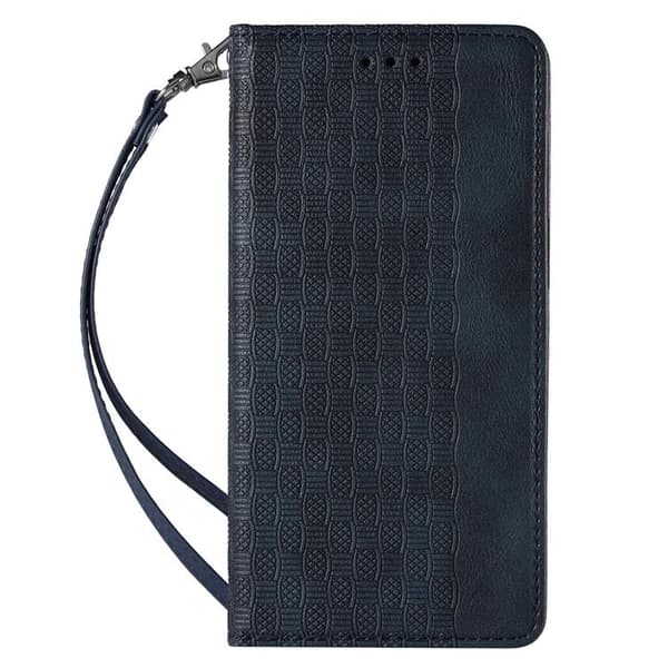 Galaxy S22 Ultra Plånboksfodral Magnet Strap - Blå