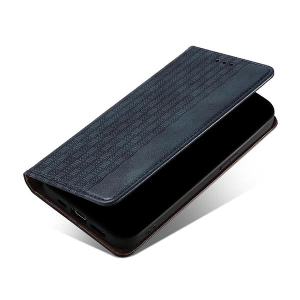 Galaxy S22 Ultra Plånboksfodral Magnet Strap - Blå