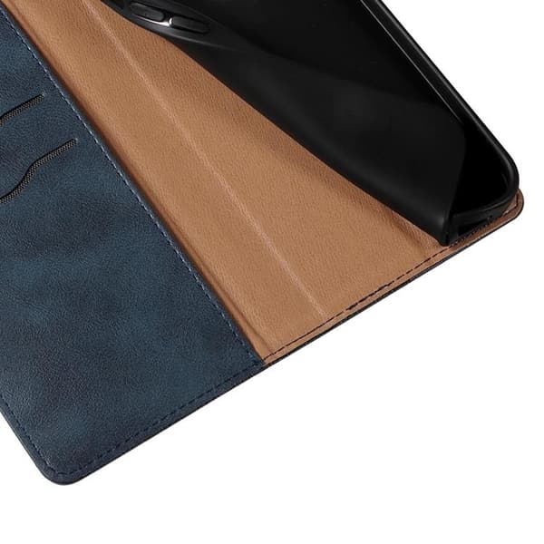 Galaxy S22 Ultra Plånboksfodral Magnet Strap - Blå