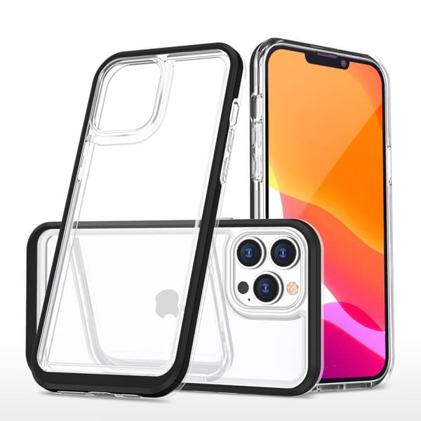 iPhone 13 Pro Skal Clear 3in1 - Svart