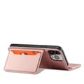 Miniatyrbild 6 av 11: iPhone 12 Pro Plånboksfodral Magnet Stand - Rosa