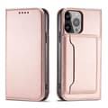 Miniatyrbild 2 av 11: iPhone 12 Pro Plånboksfodral Magnet Stand - Rosa