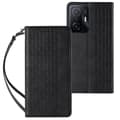 Miniatyrbild 1 av 5: Galaxy A13 5G Plånboksfodral Magnet Strap - Svart