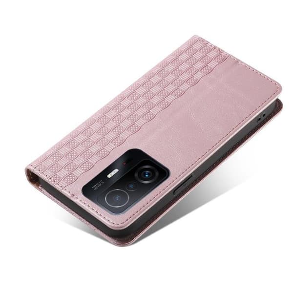 Galaxy A12 (2020/2021) Plånboksfodral Magnet Strap - Rosa