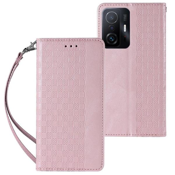 Galaxy A12 (2020/2021) Plånboksfodral Magnet Strap - Rosa