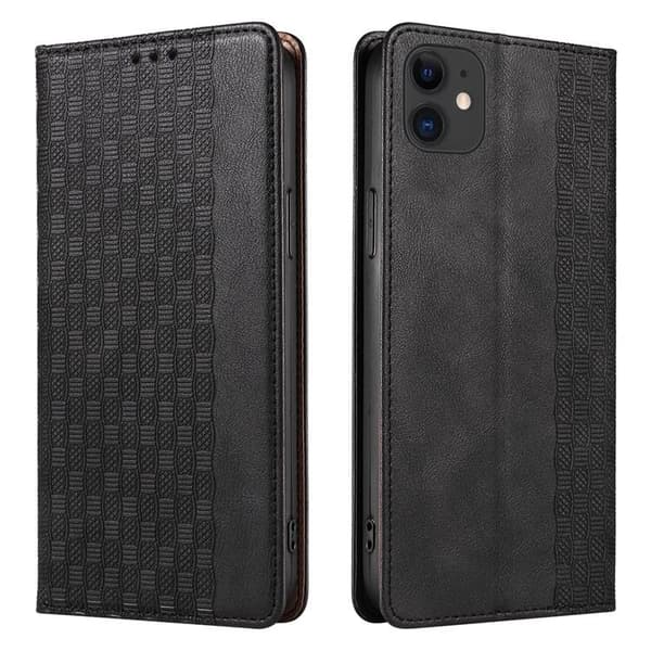 iPhone 13 Plånboksfodral Magnet Strap - Svart
