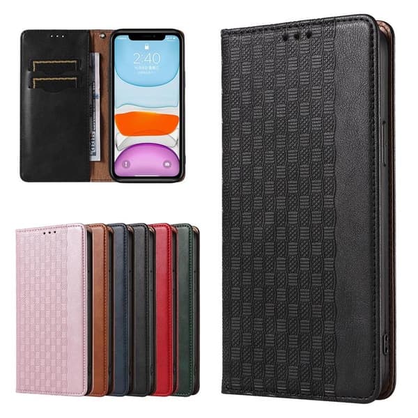 iPhone 13 Plånboksfodral Magnet Strap - Svart