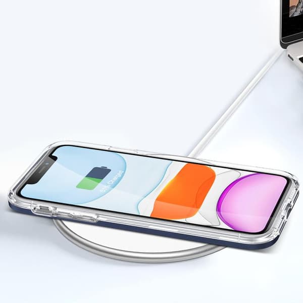 iPhone 11 Pro Max Skal Clear 3in1 - Blå