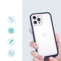 Miniatyrbild 2 av 7: iPhone 12 Pro Skal Clear 3in1 - Blå