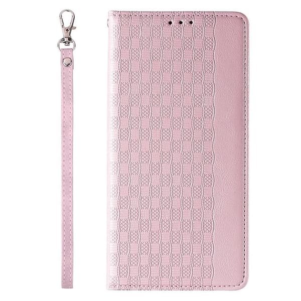 iPhone 13 Pro Max Plånboksfodral Magnet Strap - Rosa