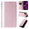 Miniatyrbild 8 av 9: iPhone 13 Pro Max Plånboksfodral Magnet Strap - Rosa