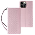 Miniatyrbild 1 av 9: iPhone 13 Pro Max Plånboksfodral Magnet Strap - Rosa