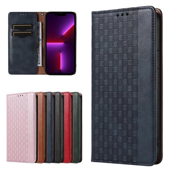 iPhone 12 Pro Plånboksfodral Magnet Strap - Blå