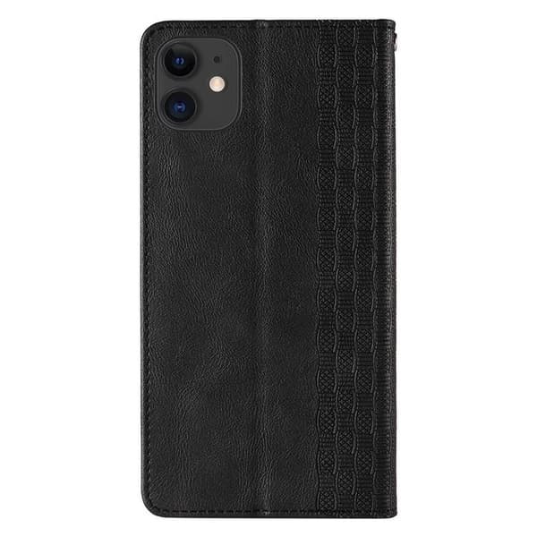 iPhone 13 mini Plånboksfodral Magnet Strap - Svart