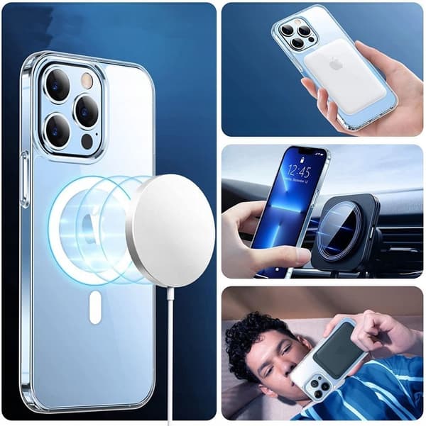 Tech-Protect iPhone 12 Pro Max Skal Magsafe Flexair - Transparent