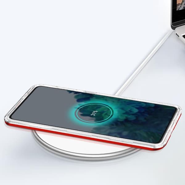 Galaxy S21 Plus 5G Skal Clear 3in1 - Röd