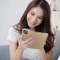 Miniatyrbild 3 av 6: Smart Plånboksfodral till Samsung A22 4G Guld