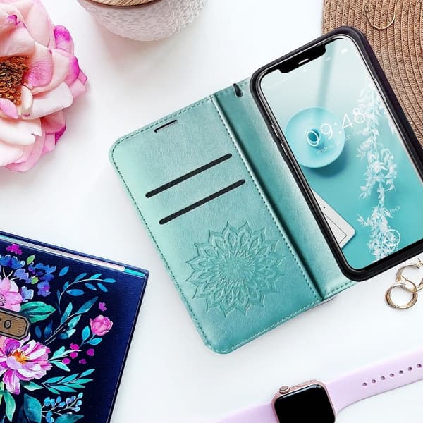 Forcell MEZZO Plånboksfodral till XIAOMI Mi 11 Lite 5G/4G/Lite NE - grön