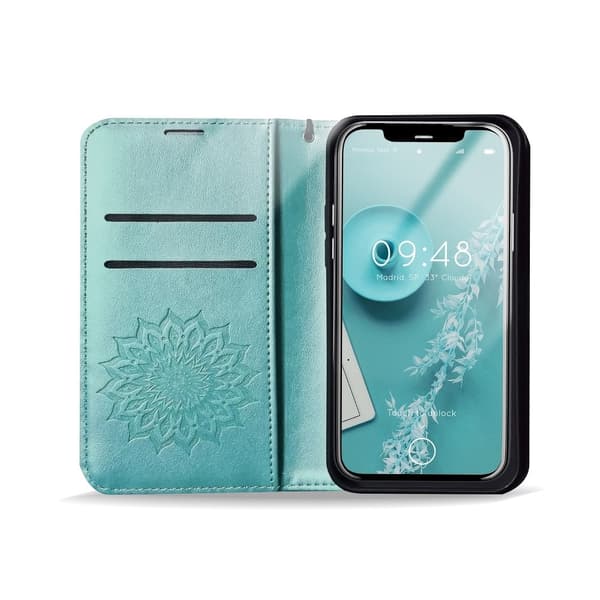 Forcell MEZZO Plånboksfodral till XIAOMI Mi 11 Lite 5G/4G/Lite NE - grön