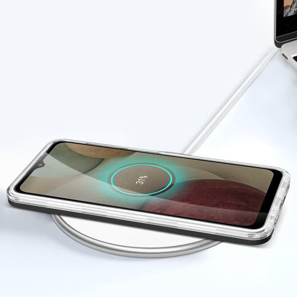 Galaxy A22 4G Skal Clear 3in1 - Svart