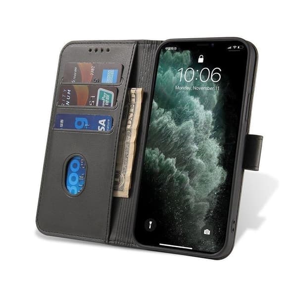 Motorola Moto G100/Edge S Plånboksfodral Magnet Elegant - Svart