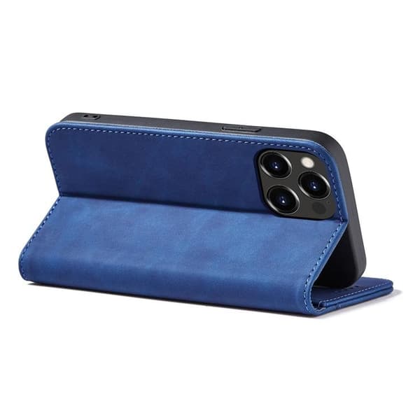 iPhone 12 Pro Max Plånboksfodral Magnet Fancy - Blå