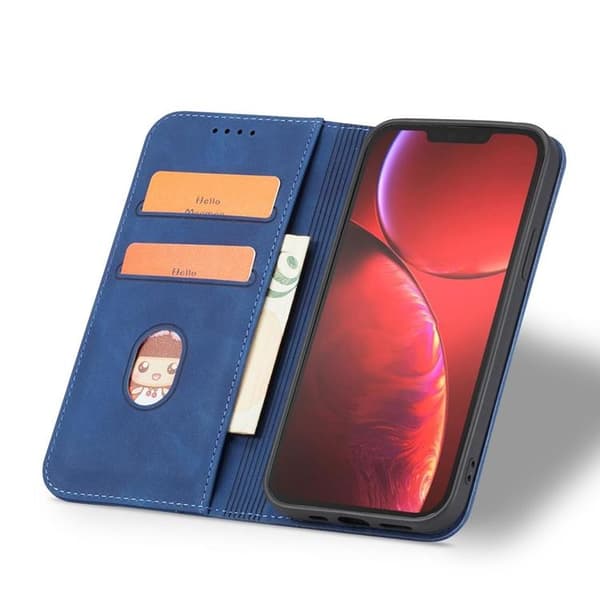 iPhone 12 Pro Max Plånboksfodral Magnet Fancy - Blå