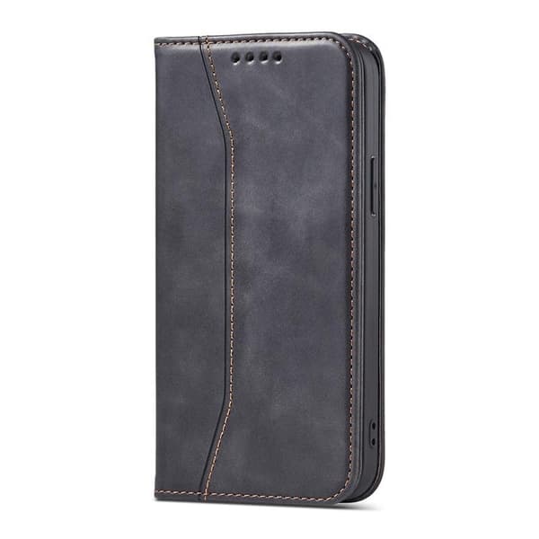 iPhone 12 Pro Max Plånboksfodral Magnet Fancy - Svart