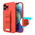 Miniatyrbild 3 av 8: Galaxy A53 5G Skal Rope Silicone Strap - Röd