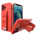 Miniatyrbild 1 av 8: Galaxy A53 5G Skal Rope Silicone Strap - Röd