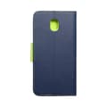 Miniatyrbild 2 av 8: Fancy Plånboksfodral till Samsung Galaxy J5 2017 navy/lime