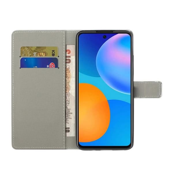 Lompakkokotelo Samsung Galaxy S22 - Pöllöt Juhlissa