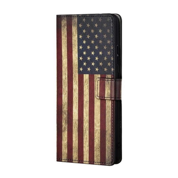Lompakkokotelo Samsung Galaxy S22 Plus - USA:n Lippu