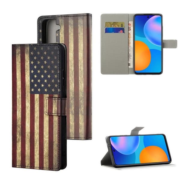 Lompakkokotelo Samsung Galaxy S22 Plus - USA:n Lippu