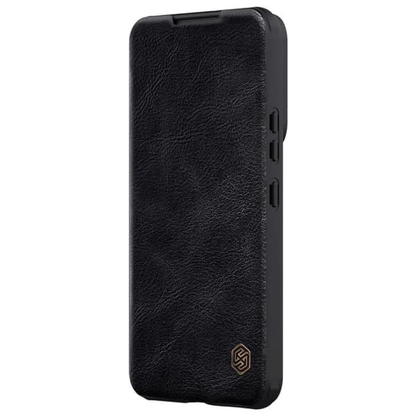 Nillkin Galaxy S22 Plus Plånboksfodral Qin Läder Pro Holster Flip - Svart