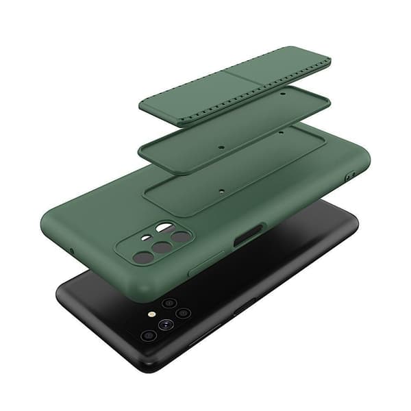 Wozinsky Kickstand SilikonSkal Samsung Galaxy M51 - Svart