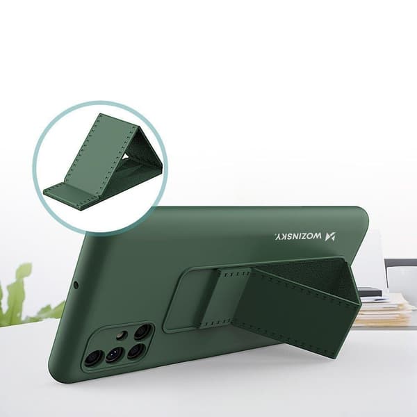 Wozinsky Kickstand SilikonSkal Samsung Galaxy M51 - Svart
