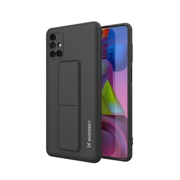Wozinsky Kickstand SilikonSkal Samsung Galaxy M51 - Svart