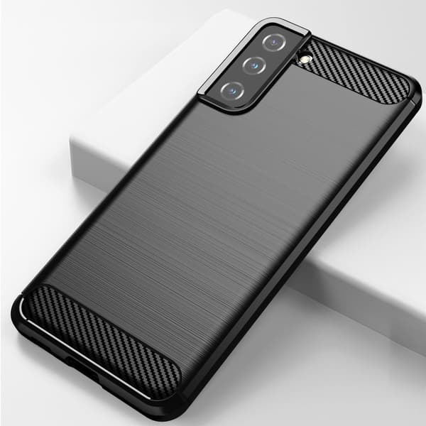 Carbon Flexible TPU skal till Samsung Galaxy S21 Plus 5G - Svart